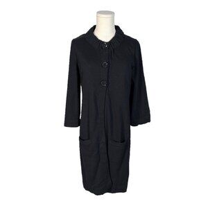 Boden Rhinestone Snap Front Knit Long Cardigan Size 10